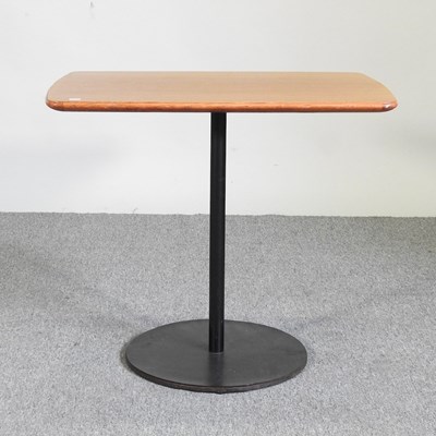 Lot 379 - A 1960's ship's occasional table, on a...