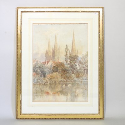 Lot 220 - Thomas Henry Hunn, 185701928, cathedral view,...