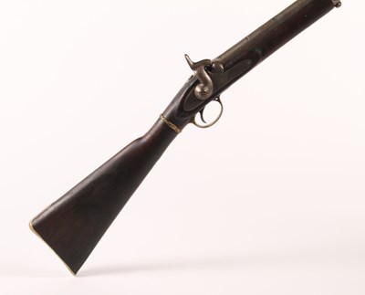 Lot 324 - A Victorian .577 two band percussion rifle,...