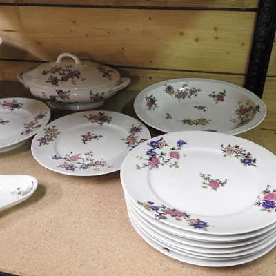 Lot 308 - A mid 20th century French Limoges part dinner...