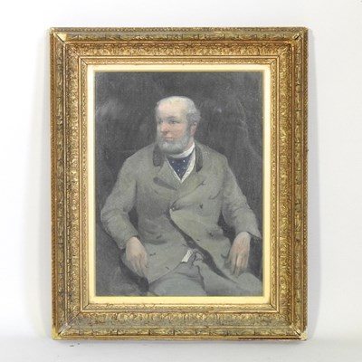 Lot 10 - English school, 19th century, portrait of a...