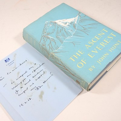 Lot 500 - The Ascent of Everest book, by John Hunt,...