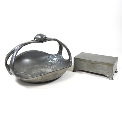 Lot 502 - Hugo Leven for Kayserzinn, an Art Nouveau...