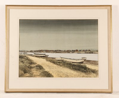 Lot 309 - Michel De Rochers (b.1938), Fishing boats on...