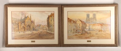 Lot 222 - E W Neville, Rheims Cathedral and Ypres...