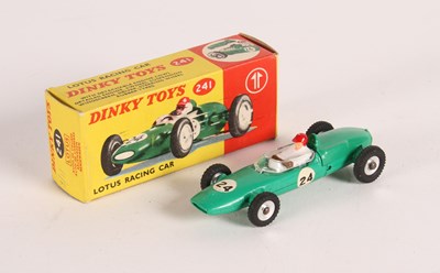 Lot 136 - A Dinky Toys No.241 Lotus racing car, finished...