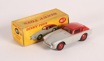 Lot 413 - A Dinky Toys No.167 Aceca Coupe, in grey and...