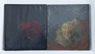 Lot 21 - David John (contemporary), abstract, a pair,...