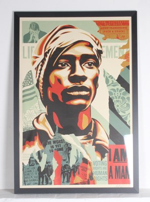 Lot 2 - Shepard Fairey (American b.1970), Voting...