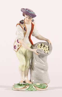 Lot 198 - A Samson porcelain figure of a seed sower,...