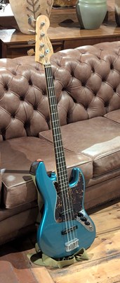 Lot 426 - A Fender Squier electric Jazz bass guitar, in...