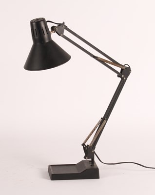 Lot 162 - A black painted angle poise desk lamp, 20th...