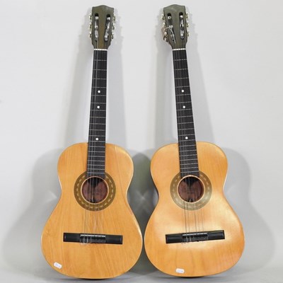 Lot 472 - An Encore ENC36N acoustic guitar, together...