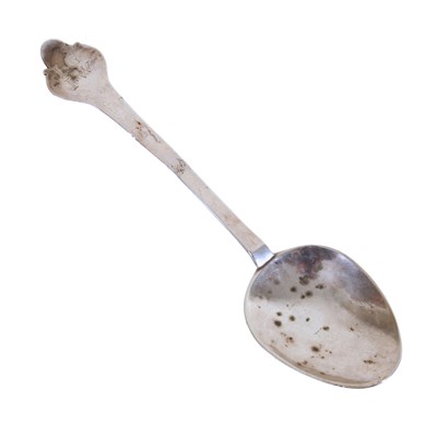 Lot 1 - A Norwich silver trefid spoon, circa 1690,...