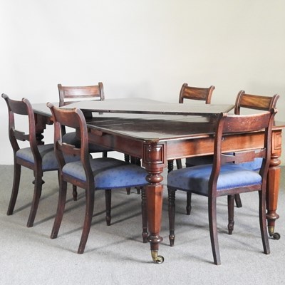Lot 184 - A Victorian wind-out extending dining table,...