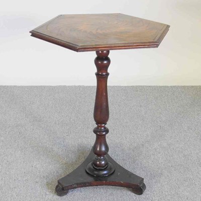 Lot 578 - A 19th century radially veneered occasional...