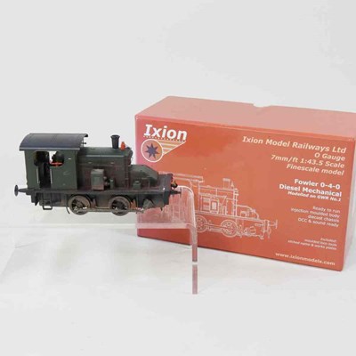 Lot 3 - An Ixion O Gauge model train, Fowler 0-4-0...