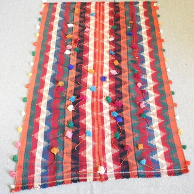 Lot 604 - A South-West Persian jajim kilim, with...