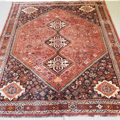 Lot 311 - A South-West Persian Qashgai carpet, with...