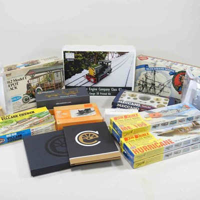 Lot 394 - A collection of model railway and other kits,...