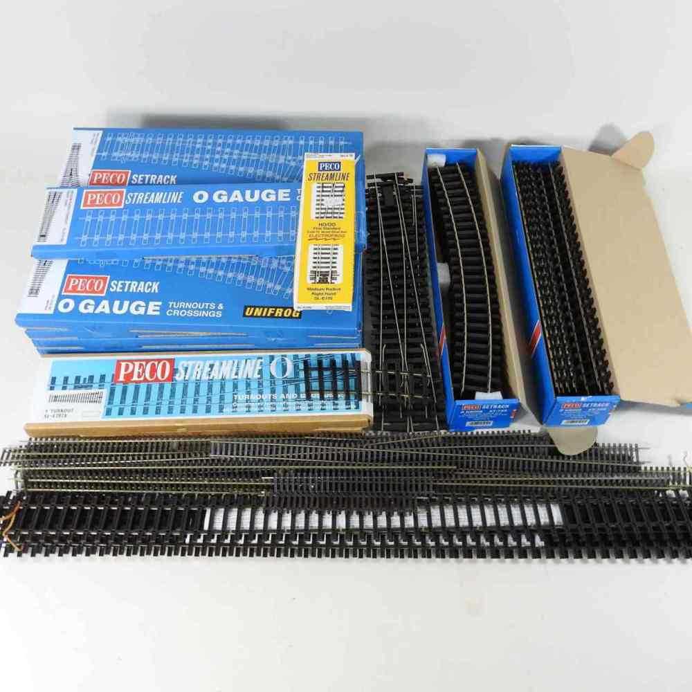 Lot 57 - A collection of Peco O Gauge turnouts and...