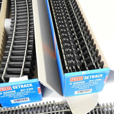 Lot 57 - A collection of Peco O Gauge turnouts and...