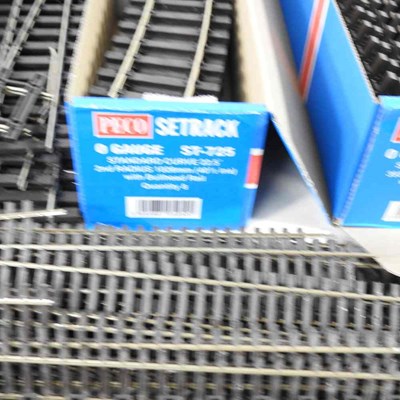 Lot 57 - A collection of Peco O Gauge turnouts and...