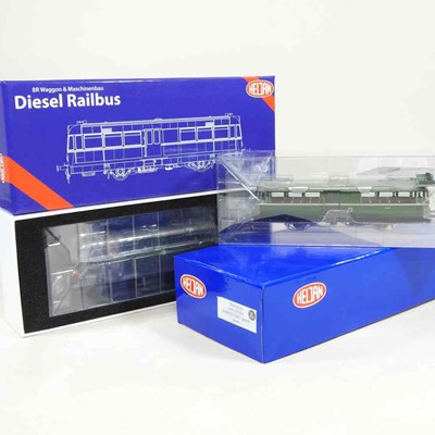 Lot 244 - A Heljan OO Gauge model Railbus, E79961,...