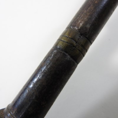 Lot 119 - A large African tribal bronze ladle or scoop,...