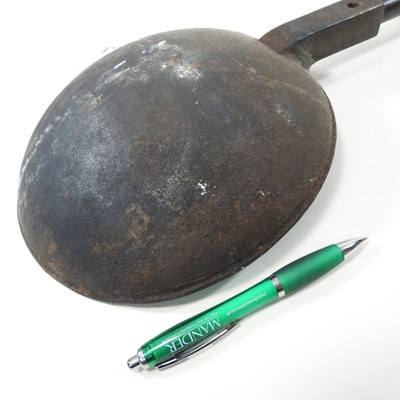 Lot 119 - A large African tribal bronze ladle or scoop,...