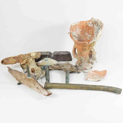 Lot 497 - A collection of deep-sea diving finds