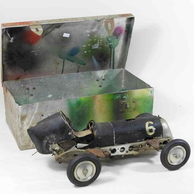 Lot 42 - A hand made model of a mid 20th century racing...