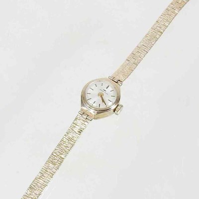 Lot 210 - A Jaquet-Droz 9 carat gold ladies wristwatch,...