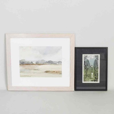 Lot 278 - Ronald Ronaldson, 1919-2015, Suffolk landscape,...