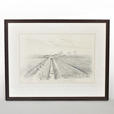 Lot 50 - Nan Youngman, 1906-1995, A Fen Landscape,...