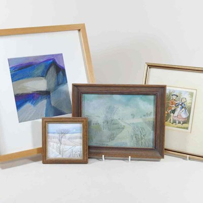 Lot 174 - Belinda King, 20th century, abstract landscape,...