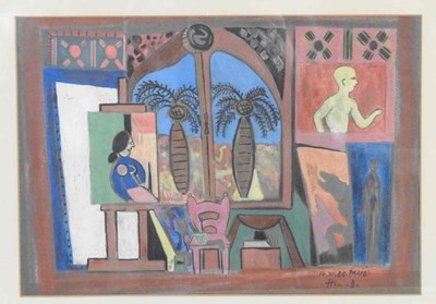 Lot 125 - Attributed to David Stein, 1935-1999, Etude,...