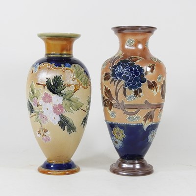Lot 463 - An early 20th century Doulton stoneware vase,...