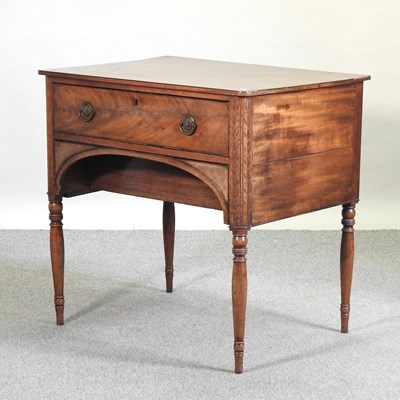 Lot 554 - A George III mahogany sideboard