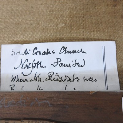 Lot 419 - John Chase, 1810-1879, Church of St. Mary,...