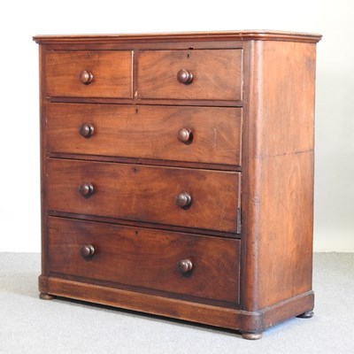 Lot 564 - A 19th century mahogany chest