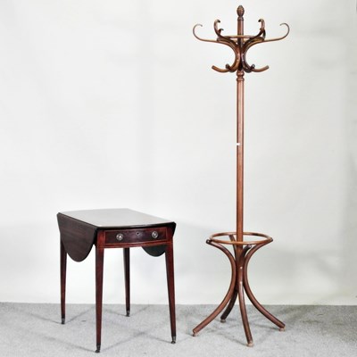 Lot 603 - A George III mahogany pembroke table, with a...