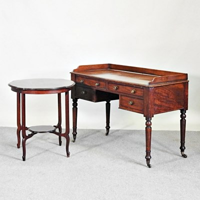Lot 514 - A 19th century mahogany washstand, with a...