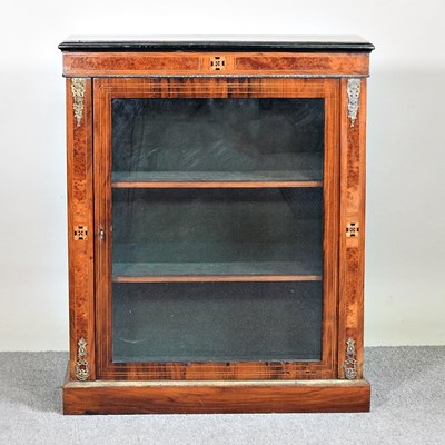 Lot 531 - A Victorian walnut, ebonised and boxwood...