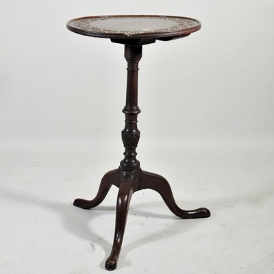 Lot 431 - A 19th century carved oak occasional table, on...