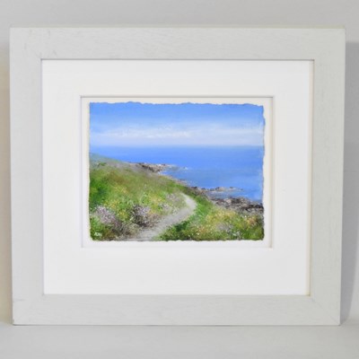 Lot 45 - Amanda Hoskin, contemporary, Coastal Path from...