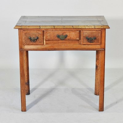 Lot 568 - A 19th century walnut, fruitwood and...