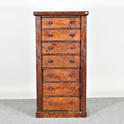 Lot 619 - A Victorian Wellington chest