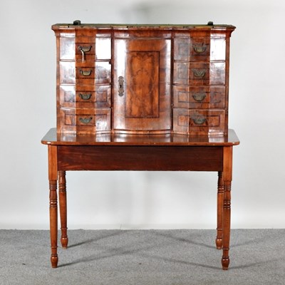 Lot 516 - A 19th century continental part cabinet,...