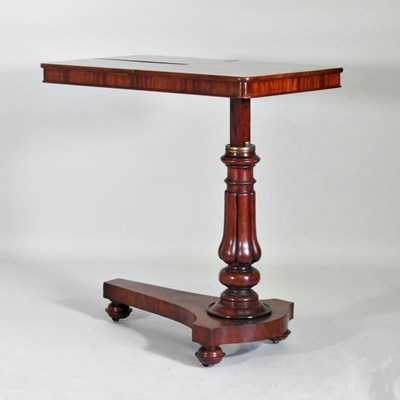 Lot 538 - A Victorian mahogany adjustable reading table,...